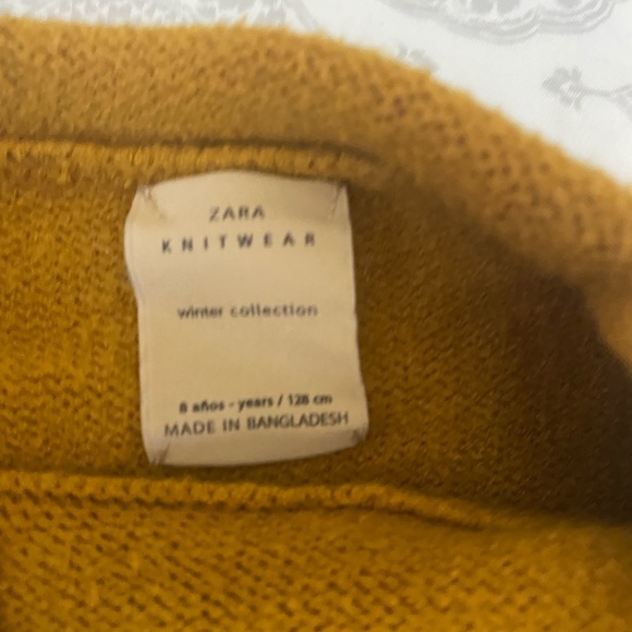 zara kids yellow sweater - Picture 2 of 3